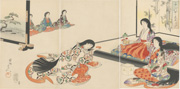 Serving Spiced Rice Wine, No. 3 from the series Chiyoda Inner Palace